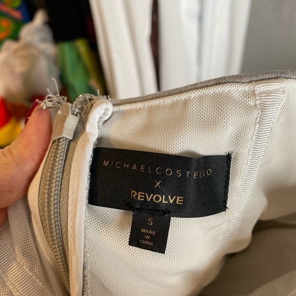 NWOT Michael Costello × REVOLVE | Helen Jumpsuit in Heather Grey - Picture 6 of 7